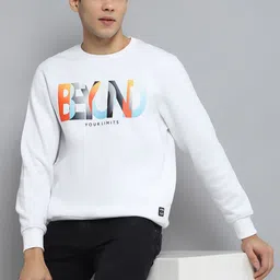 Cloak & Decker Men Cotton Typography Printed Sweatshirt image 5