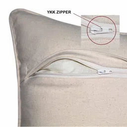 KLIYARA Green & Off White Rectangle Cushion Covers image 3