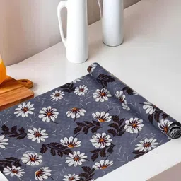 REVEXO Blue & White Printed Water-Resistant Shelf Liner-picture-18