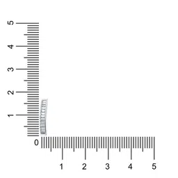 Nipura 925 Sterling Silver Rhodium-Plated CZ Studded Contemporary Shaped Hoop Earrings image 3