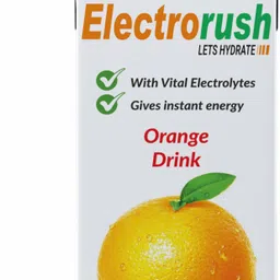 electrorush Orange Drink with vital Electrolytes gives instant energy Energy Drink image 2
