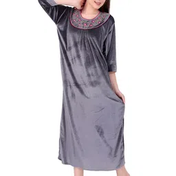 BOMBSHELL Embroidered Maxi Nightdress image 5