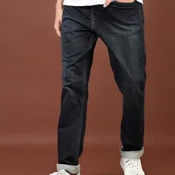V-Mart Men Regular Fit Light Fade Cotton Jeans-picture-19