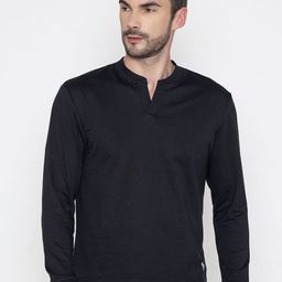 Bonjour Men Mandarin Collar Pullover Sweatshirt-picture-24