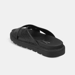 Vizzano Women Textured Party Open Toe Flats image 3