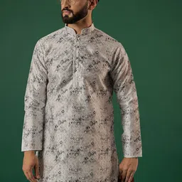 Anouk Men Sequinned Kurta image 1
