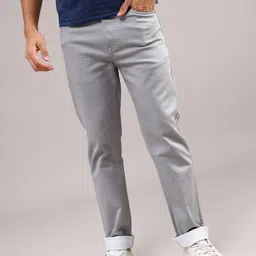 LIMEROAD Men Regular Fit Mid-Rise Stretchable Jeans-picture-15