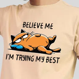 Greylongg Men Graphic Printed Round Neck Cotton T-shirt image 2