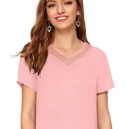 DHRUVIL IMPEX Women Solid V-Neck Top-picture-17