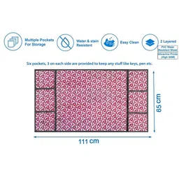 The Furnishing Tree Pink Printed Air Conditioner Cover image 3