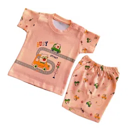 BAESD Boys Printed Pure Cotton T-shirt With Shorts-picture-28