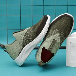 SCHOOZI Men Textured Running Non-Marking Sports Shoes image 5