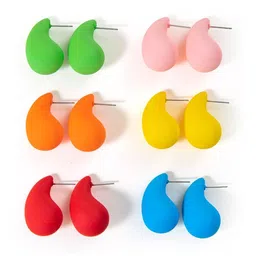 Shining Diva Fashion Teardrop Shaped Studs Earrings-picture-32