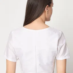 studio rasa V-Neck Stretchable Saree Blouse image 4