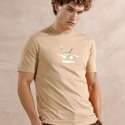 WROGN Brand Logo Cotton Slim Fit T-shirt-picture-16
