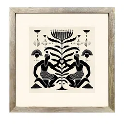 ADMIRE HOME Folk Art Wooden Printed Wall Art-picture-35