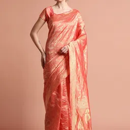 SHADOW & SAINING Woven Design Zari Designer Banarasi Saree-picture-17