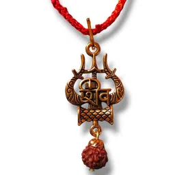 VANISHREE WORLD Gold Brass Pearls Gold-Plated Pendant-picture-15