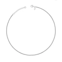 GIVA 925 Sterling Silver Rhodium-Plated Soft Starlit Chain image 4