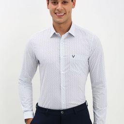 Allen Solly Men Slim Fit Micro Ditsy Printed Formal Shirt-picture-30