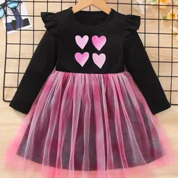 TIOR Kids-Girls Pink Dresses-image-61