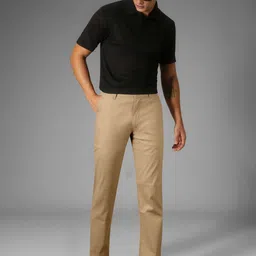 Jb Just BLACK Men Relaxed Fit Mid-Rise Trousers image 3