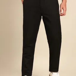 CAVALLO by Linen Club Men Slim Fit Easy Wash Trousers-image-47