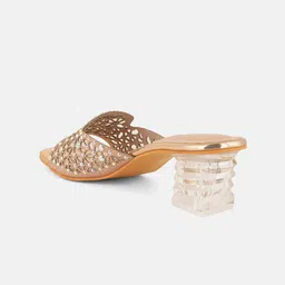 Anouk Women Embellished Block Sandals image 4
