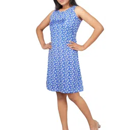 SELINI Women Pack Of 2 Printed Pure Cotton Nightdress image 2