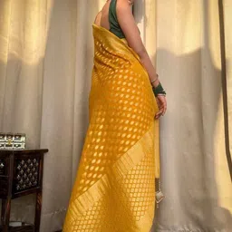 SARTHI FASHION HUB Woven Design Zari Art Silk Banarasi Saree image 2