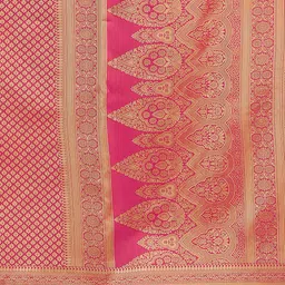 SANISA Woven Design Zari Silk Blend Handloom Saree image 4