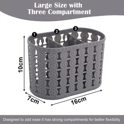 Kuber Industries Grey 2 Pieces Hanging & Wall Mounted Organisers image 3