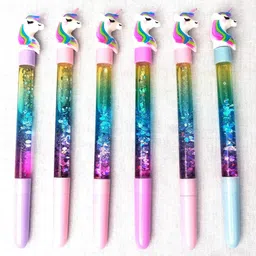 amp creations Unicorn Stationary Collection of Gel,Water Pen for Girls,Boys Kids (Pack of 6)-picture-28