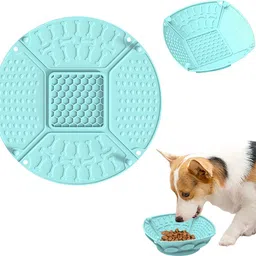 zibuyu Dog Slow Feeder Silicone Mat Pet Bowl Mat-picture-10