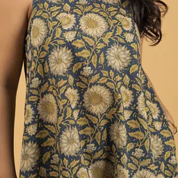 SPARSA Ethnic Motifs Print A-Line Midi Dress image 3