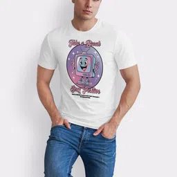 Seekbuylove Men Printed Bio Finish T-shirt image 5