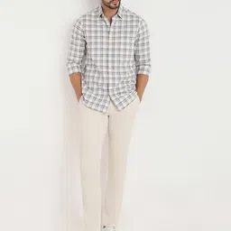 ColorPlus Men Tartan Checks Checked Casual Shirt image 2