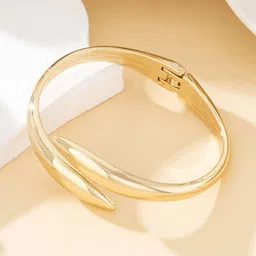 Just Lil Things Gold-Plated Cuff Bracelet-image-1