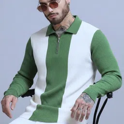Try This Men Colourblocked Polo Collar 1 T-shirt-picture-28