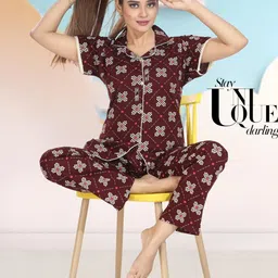 Inner Beats Women Multi Nightdress-picture-18