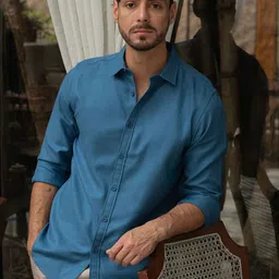 ARISTOBRAT Men Slim Fit Solid Spread Collar Casual Shirt-picture-23