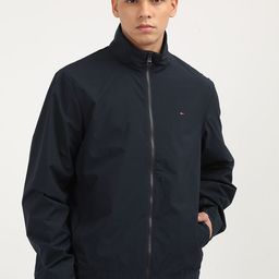 Tommy Hilfiger Men Colourblocked Mock Collar Windcheater Sporty Jacket-picture-44