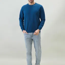 Parx Men Solid Round Neck Long Sleeves Sweatshirt image 4