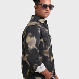 XKIND Men Comfort Abstract Printed Casual Shirt image 2