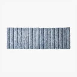 Home Centre Blue Textured 1850 GSM Anti-Slip Bath Rug image 5