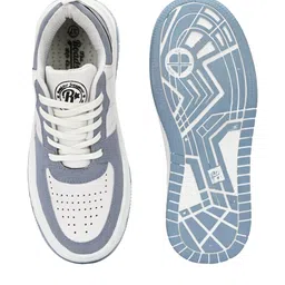 Roadster Women Blue & White Lace-Up Comfortable Casual Sneakers image 4