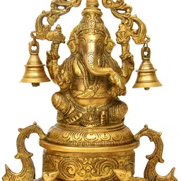 Exotic India Gold-Toned Religious Idol Showpiece-image-49