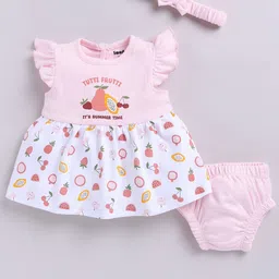 Smart Baby Floral Applique A-Line Dress-image-18
