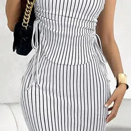 HERE&NOW Striped Top With Skirt Co- Ords image 2