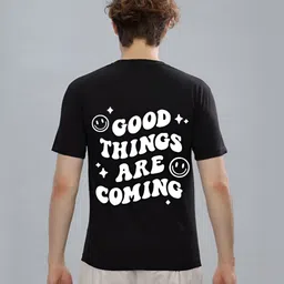 FALTU.CO Men Typography Printed Round Neck Pure Cotton Oversized T-shirt-picture-19